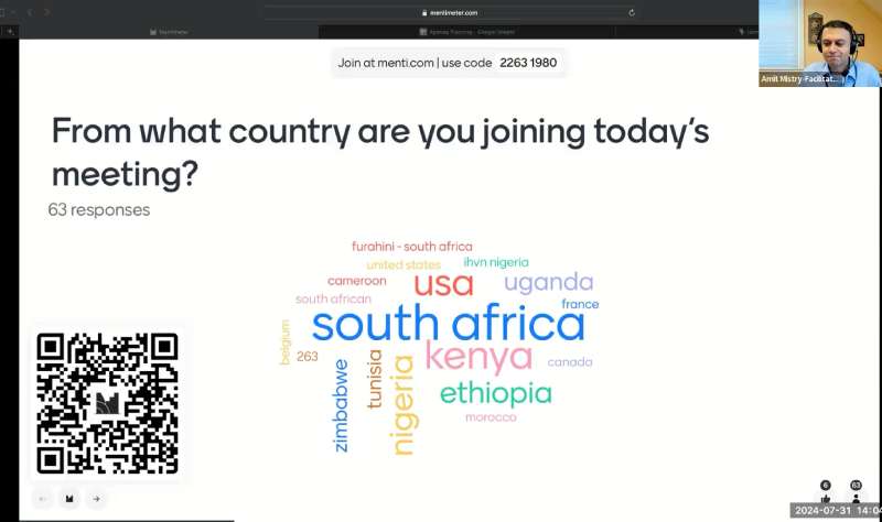 DS-I Africa Virtual Networking Exchange Networking Plenary